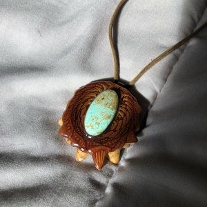 Pinecone necklace